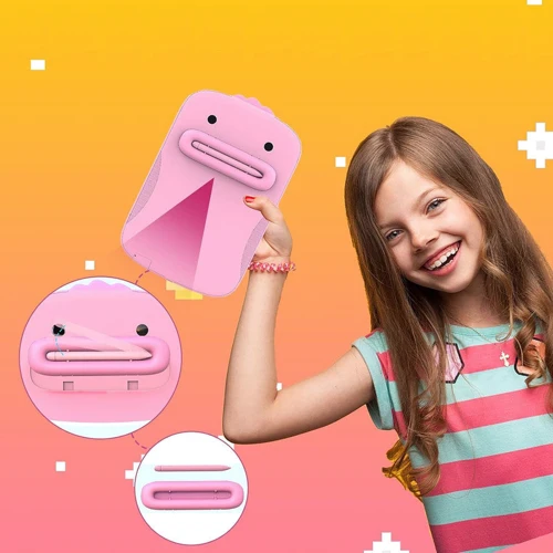 Детский LCD планшет для рисования Beiens Утенок 10” Multicolor розовый (К1001pink)