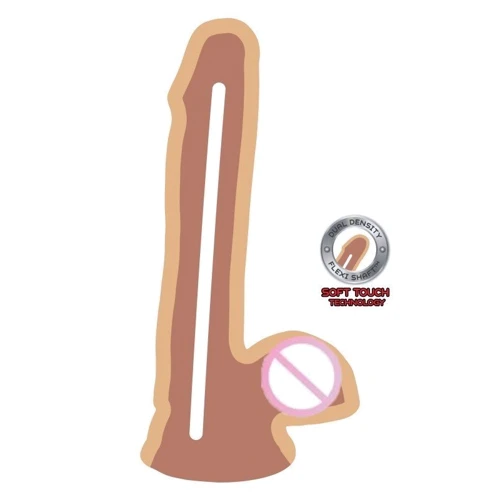 Реалістичний фалоімітатор ToyJoy Get Real Dual Density Dildo 6 in. Balls