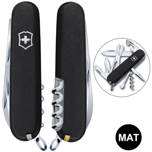 Мультитул Victorinox CLIMBER MAT чорний матовий лак (Vx13703.3_M0007p)