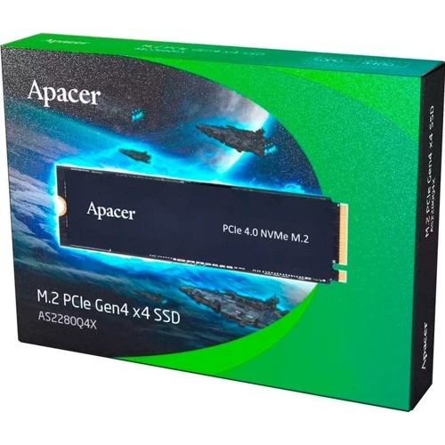 Apacer AS2280Q4X 512 GB (AP512GAS2280Q4X-1): Интерфейс подключения M.2 (PCI-E), PCI-Express 4.0 (x4)