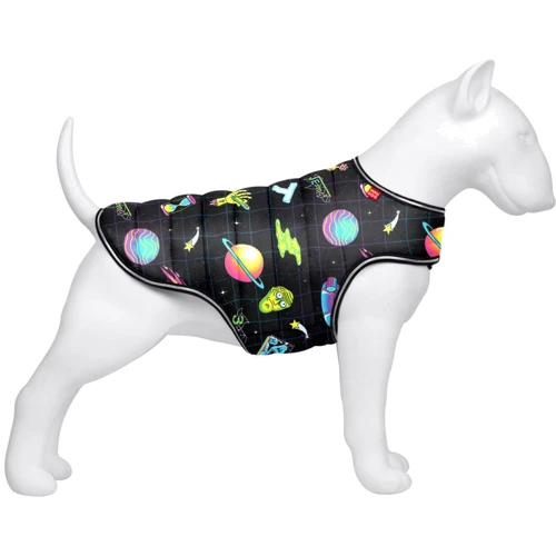 Курточка-накидка для собак WAUDOG Clothes Рик и Морти 2 S А 32 см B 41-51 см С 25-35 см (503-0281): Длина спины 32 см