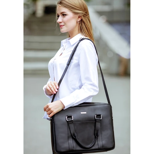 Конференц-сумка BlankNote черная (BN-BAG-37-g): Материал Натуральная кожа