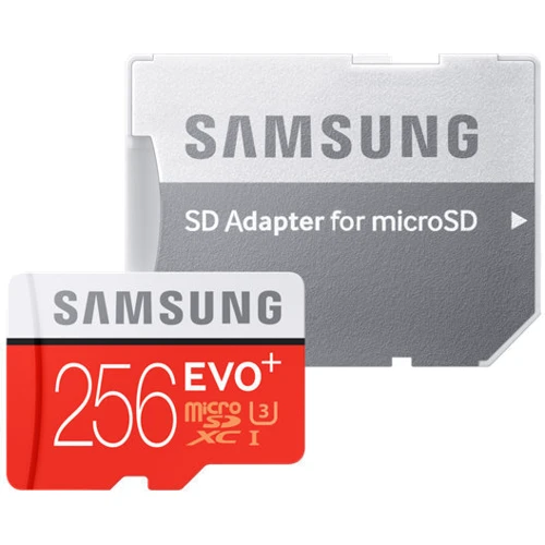 Карта памяти Samsung 256GB microSDXC Class 10 UHS-I U3 Evo Plus + adapter (MB-MC256GA/RU)