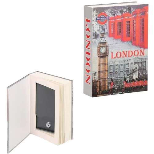 Книга-сейф (кешбокс) Springos 22x15.5x4.5 см для зберігання грошей та цінностей HA5049 фото 6