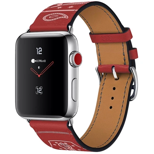Аксесуар для Watch COTEetCI W13 Fashion Leather Red (WH5218-RD) for Apple Watch 38/40/41mm