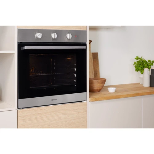 Духовой шкаф электрический Indesit IFW 6230 IX: Размеры 59,5х59,5х55.1 см