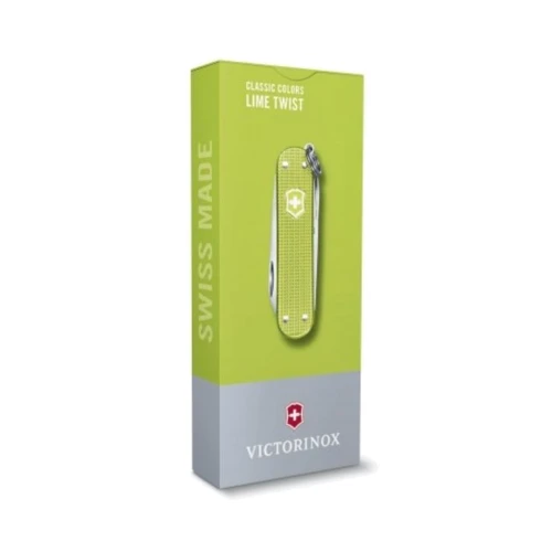 Мультитул Victorinox Classic SD Alox Colors Lime Twist 58мм/5функции/рифленый зеленый (0.6221.241G): Количество функций 5