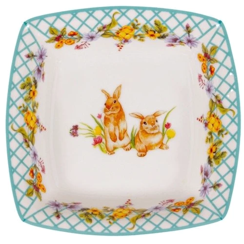Набор блюд Lefard Funny Bunny 16х4.5см 2шт (985-174): Форма квадратная