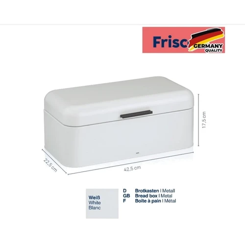 Хлебница KELA Frisca белая матовая (12839)