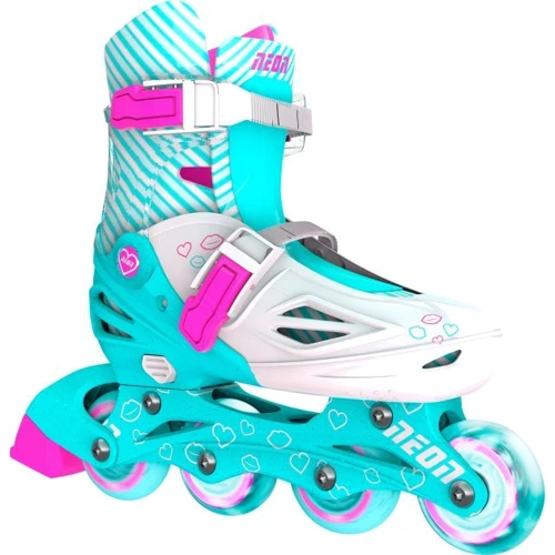 Ролики Neon Inline Skates бирюзовые 30-33 (NT07T4)