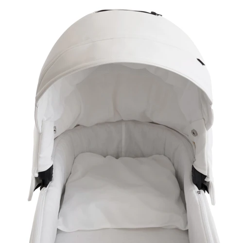 Универсальная коляска 2 в 1 Broco Miracle Black 9023-BMB-05, white, белый фото 17