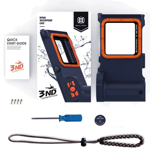 Чохол для iPhone Shellbox QSK-3 Waterproof Diving Case Bluetooth Blue: Тип аксесуара чехол