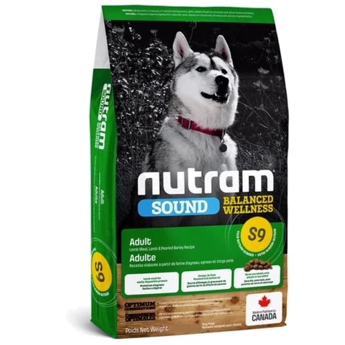 Сухой корм для собак S9_Nutram Sound BW с ягненком и ячменем 20 кг (S9_(20kg))