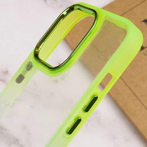 Чохол для iPhone TPU Case TPU+PC Fresh Sip Turquoise/Citric для iPhone 14 Pro Max: Тип чохла накладка на заднюю часть