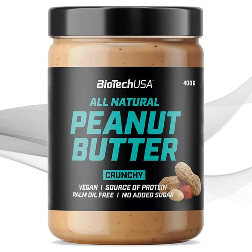 BioTechUSA Peanut Butter 400 g /16 servings/ Crunchy