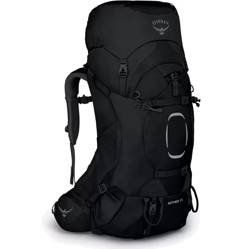 Рюкзак туристический Osprey Aether 55 S21 Black S/M черный (009.2410) фото 10