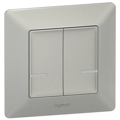 Умный выключатель Legrand Valena Life with NETATMO Aluminum (752387) фото 1