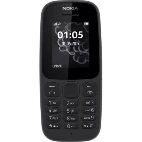 Мобильный телефон Nokia 105 Dual Sim 2019 Black (UA UCRF): Слот для карт памяти нет