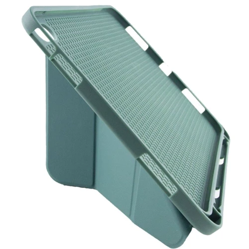 Аксесуар для iPad Epik Origami Case Book Pine Green для iPad 10.9" 2022: Особливості Складывается в подставку, отделение для стилуса, Надежная защита от царапин и загрязнений