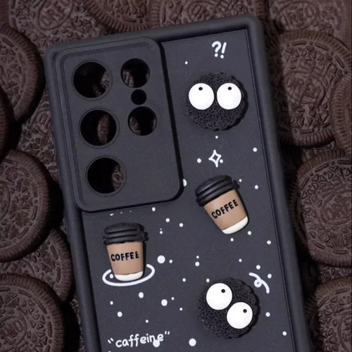 Чохол для телефона Mobile Case Pretty Things Black/Coffee для Xiaomi Redmi 14C 4G / A4 / Poco C75 4G: Тип накладка на заднюю часть