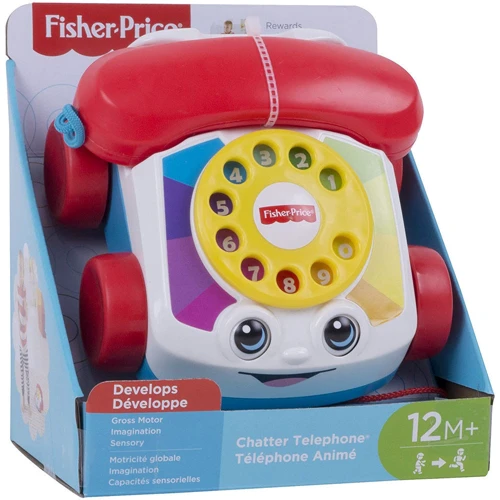 Іграшка-каталка Fisher-Price Веселий телефон (FGW66) фото 5