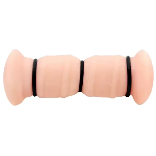 Мастурбатор-вагина с двумя входами и вибрацией Crazy Bul - Emma Double Vagina (BM-009148ZH)