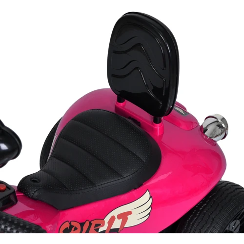 Детский трехколесный электромотоцикл Bambi Harley-Davidson розовый (M 5739EL-8)