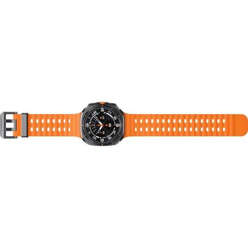 Смарт-часы Samsung Galaxy Watch Ultra 47mm LTE Titanium Grey with Orange Marine Band (SM-L705FDAA): Особенности Гибридные, Барометр, Металлический корпус, Возможность ответа на сообщения, Функция звонка, Динамик (громкая связь), Встроенный микрофон, С сапфировым стеклом, Влагозащищенные, Большой экран, Противоу
