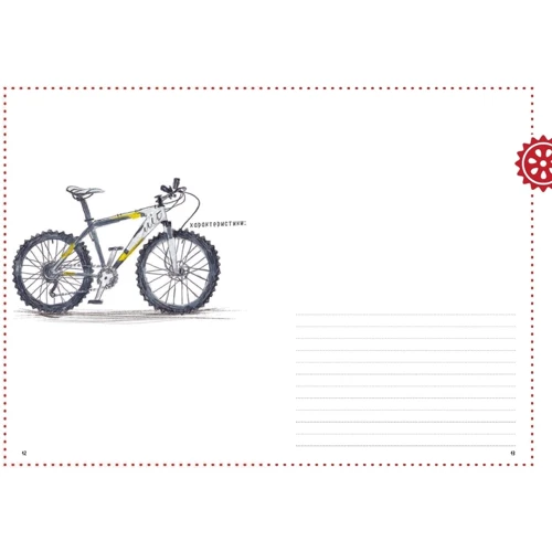 Блокнот. I ride my bike. Красный: ISBN 978-5-699-96143-6