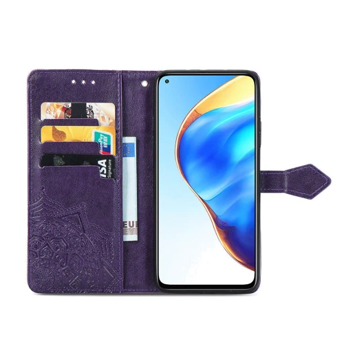 Аксессуар для смартфона Mobile Case Book Cover Art Leather Violet for Xiaomi Mi 10T / Mi 10T Pro: Пленка в комплекте нет