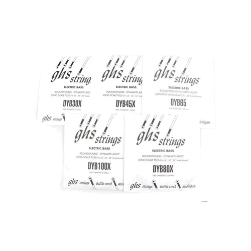 Струна для гитар Струны для бас-гитар GHS STRINGS 5M-C-DYB BOOMERS