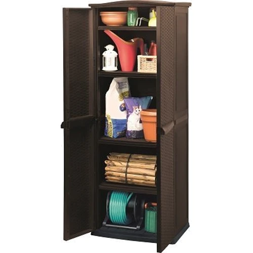 Скринька для зберігання Keter Compact Garden Tall Shed 430 л коричневий (7290103652739)