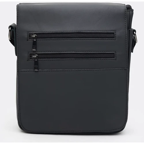 Мужская сумка через плечо Keizer черная (K1505bl-black): Страна производитель Тайвань