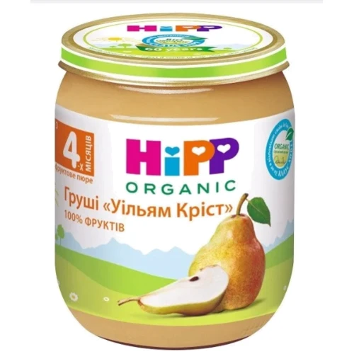 Пюре HIPP груші Виллиамс Кріст, 125 гр (9062300131663)