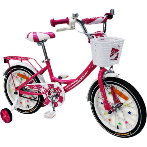 Велосипед детский 2-х колесный 16" 201601 Like2bike Star, розовый