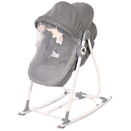 Кроватка-качели 3в1 Lorelli ALICANTE (grey)