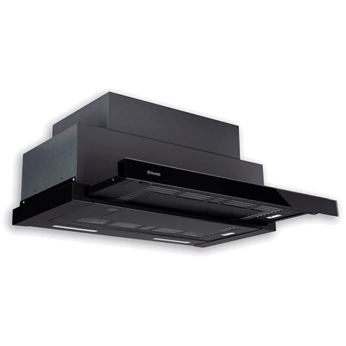 Витяжка Perfelli TLS 6833 BL LED Strip: Матеріал корпусу нержавіюча cталь, Скло