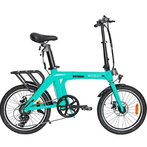 Электровелосипед MOBOT S3 (250 Вт, 10,4 А/ч, 36 В, 25 км/ч), колеса 20", голубой