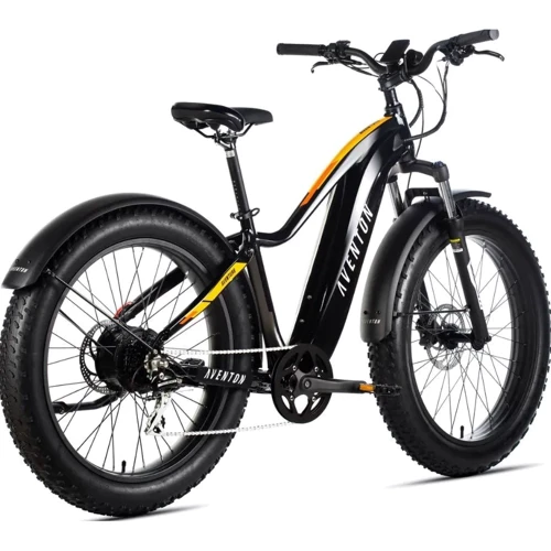 Електровелосипед 26 Aventon Aventure 750 рама - M 2023 Fire Black: Колір чорний