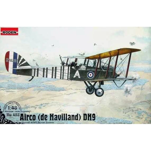Модель Roden Британский бомбардировщик Airco (de Havilland) D.H.9 (RN423)
