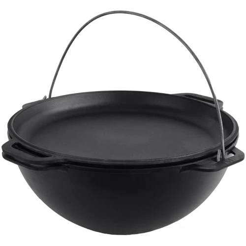 Котел Brizoll азіатський чавунний з кришкою-сковородою 15 л (559-932)