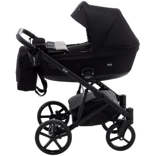Коляска 2 в 1 Bair Kiwi Soft BKS-452 черный фото 8