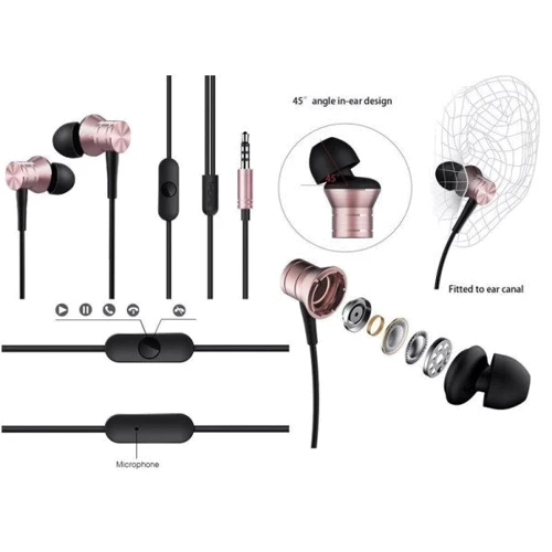 Наушники 1More E1009 Piston Fit Mic Pink: Диапазон частот (Гц) 20 - 20000