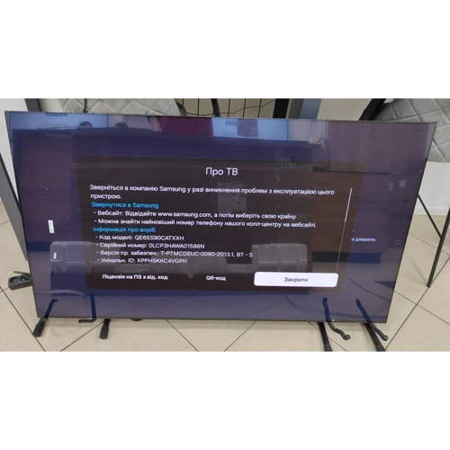 Samsung QE65S90C (Телевизоры)(79012381)Stylus approved: Причина уценки После ремонта, замена матрицы