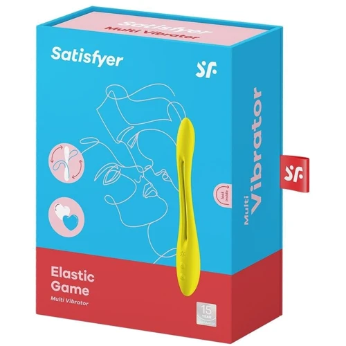 Универсальный гибкий вибратор для пар Satisfyer Elastic Game Yellow