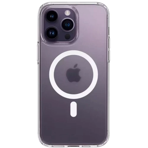 Чохол для iPhone Spigen Ultra Hybrid MagFit Frost Clear (ACS05583) для iPhone 14 Pro Max: Матеріали поликарбонат и полиуретан