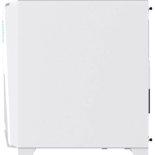 Корпус GIGABYTE C301 GLASS WHITE (GB-C301GW): Материал передней панели пластик и металл