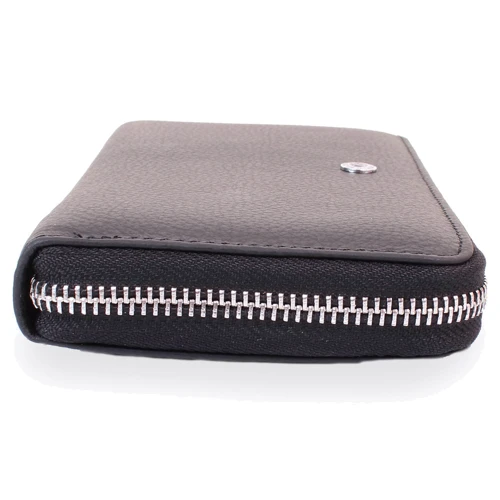 Мужской кошелек ST Leather Accessories черный (NST45-black): Формат кошелька Горизонтальный