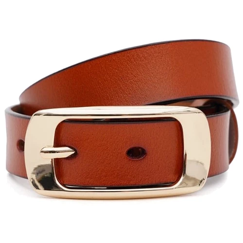 Жіночий ремінь Borsa Leather рудий (CV1ZK015-goldginger)