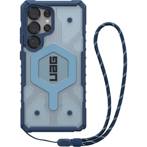 Чохол для телефона Urban Armor Gear UAG Pathfinder Clear with Magnet Bundle Blues Lanyard для Samsung S938 Galaxy S25 Ultra